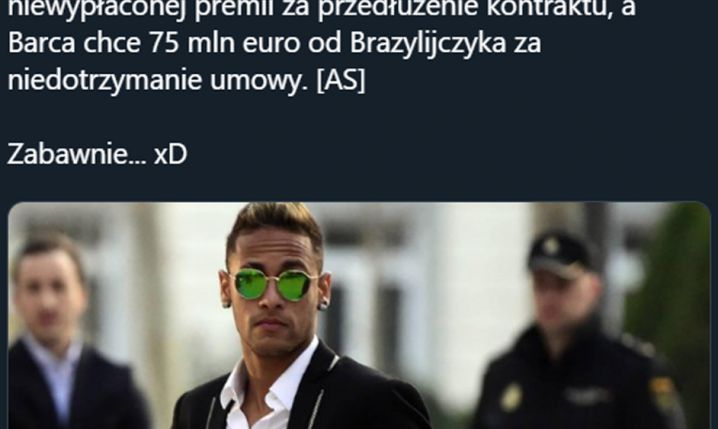 ''AS'': Barça spotka się z Neymarem w sądzie!